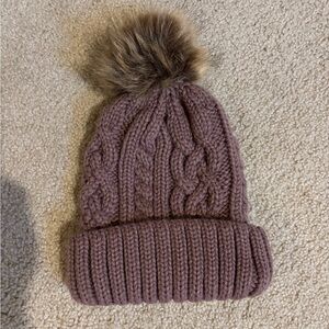 Abercrombie & Fitch Cable Knit Beanie - Tan